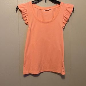 Bright peach top girls M